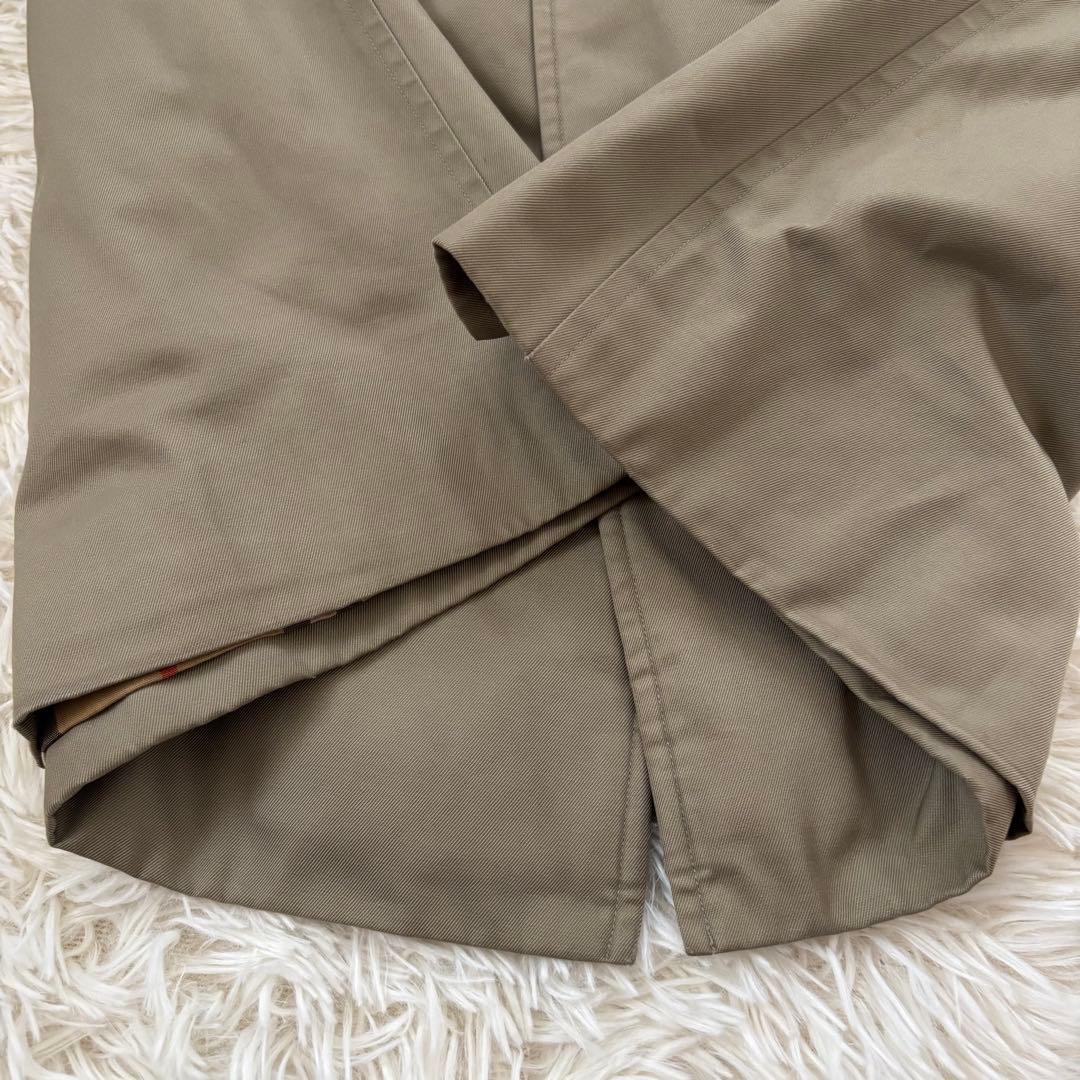 Burberrysバーバリー ノバチェック ステンカラーコート　ライナー カーキ