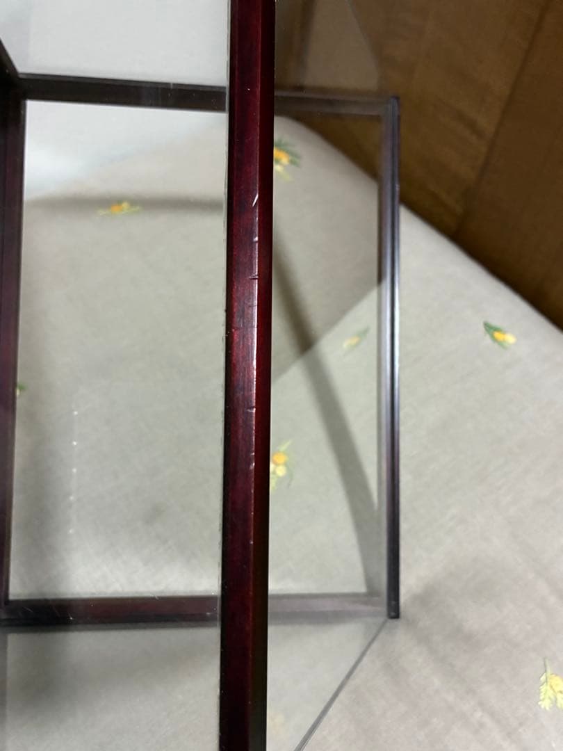 スワロフスキー　ディスプレイ　ショー　ケース 木製　ガラス　ミラー