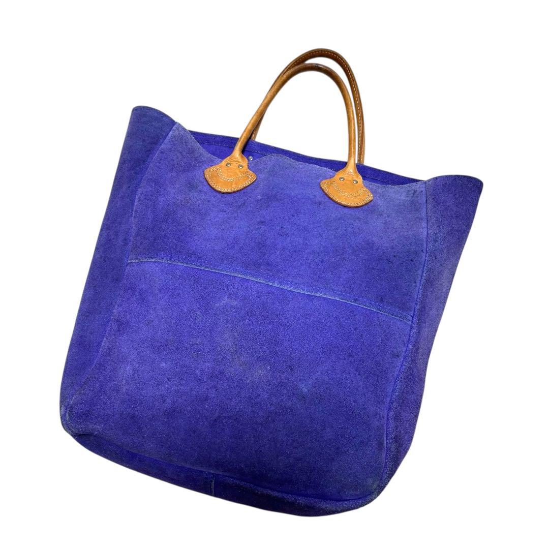 80s 珍品　llbean スエード　レザーハンドル　トート