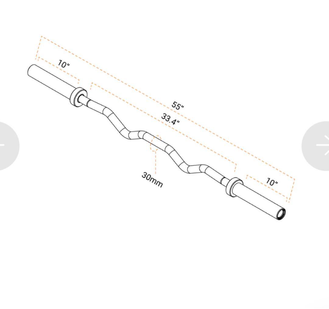 REP Fitness EZカールバー　EZバー　イージーバー　おまけ付き