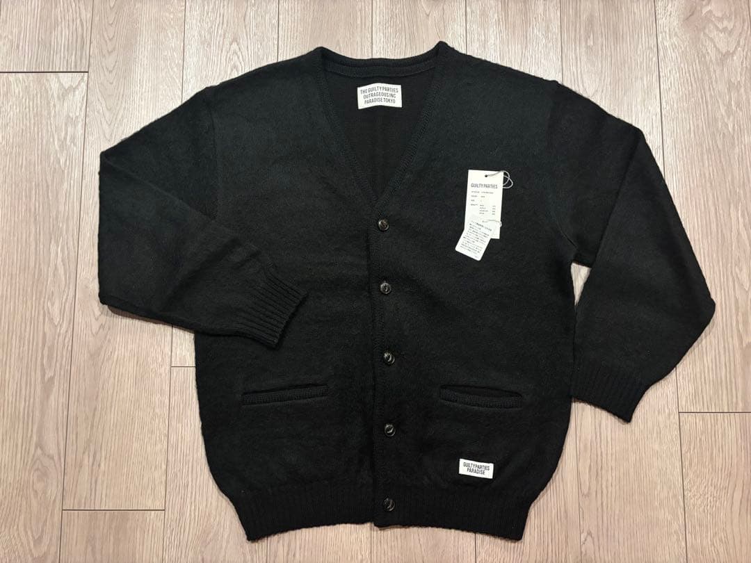 WACKOMARIA MOHAIR CARDIGAN モヘアカーディガン 黒
