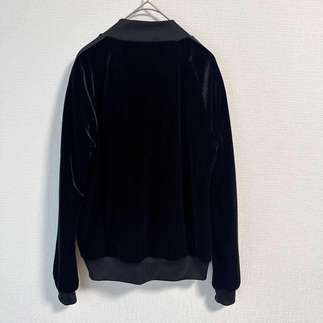 adidas originals ベロアトラックジャケット ブラック ベルベット