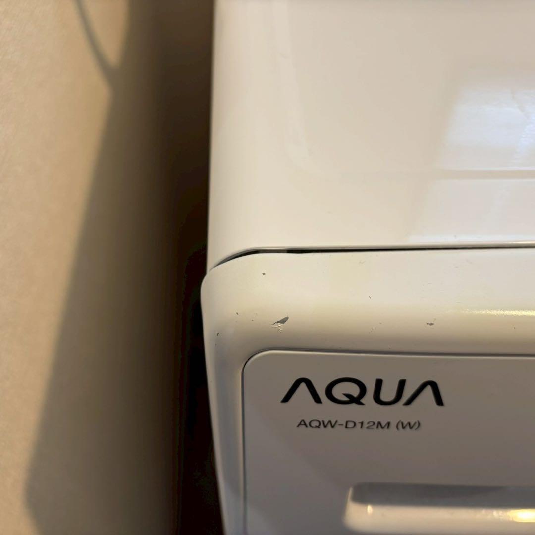 ドラム式洗濯乾燥機 AQUA AQW-D12M(W)　左開き