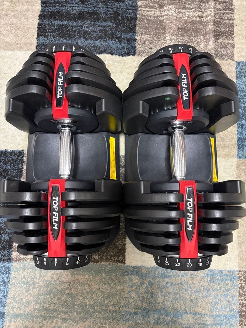 【引き渡し限定】TOPFILM ダンベル 可変式 可変式ダンベル 40kg 2個