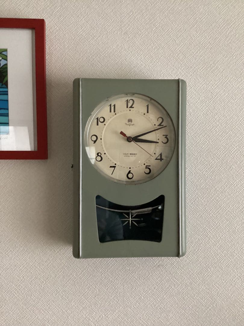 Manger(マグナー)電磁式振り子時計　昭和30年代