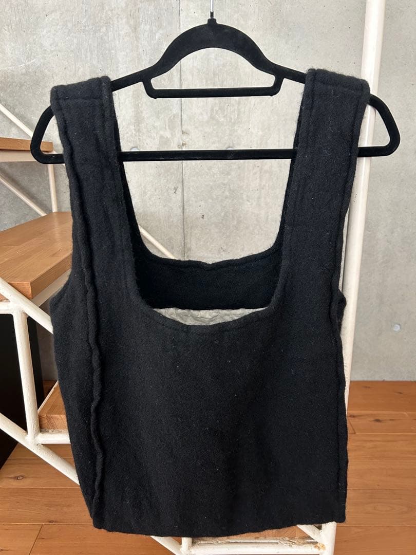 BLACK COMME des GARCONS ウール縮絨トートバッグ