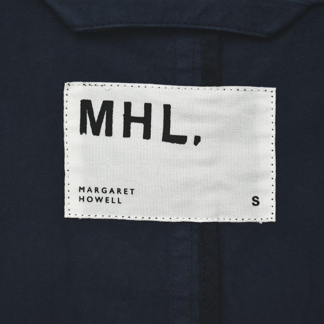 マーガレットハウエル MHL. ステンカラー コート センターベント S 紺