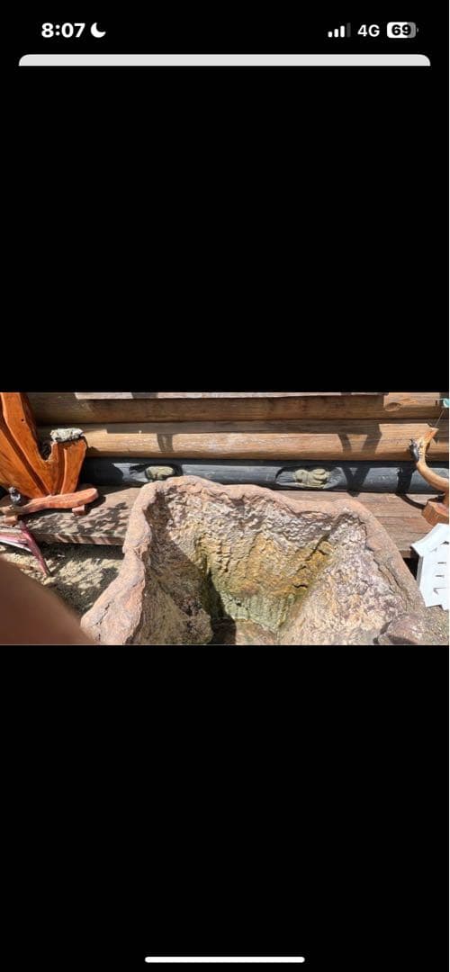 世界に一つのオリジナルメダカ鉢 メダカの為に作ったメダカ鉢　高さ62センチ