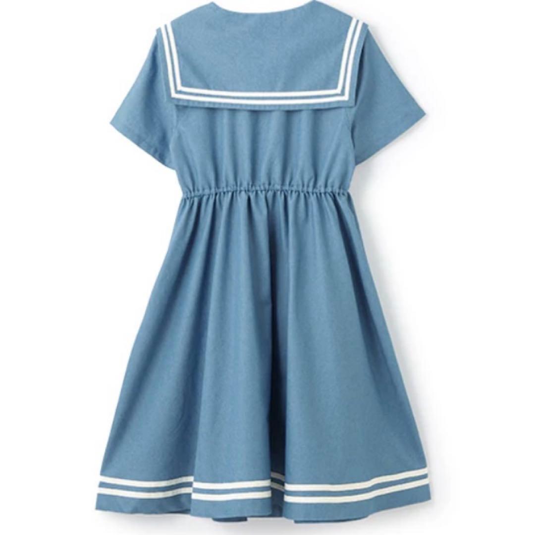 メゾピアノジュニア　　セーラーワンピース　160