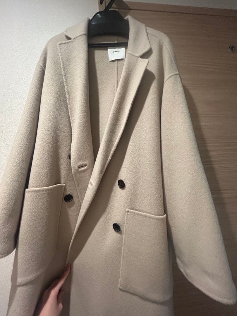 ぷ*ん様 未使用 美品 spick and span コート ダブルブレストリバ
