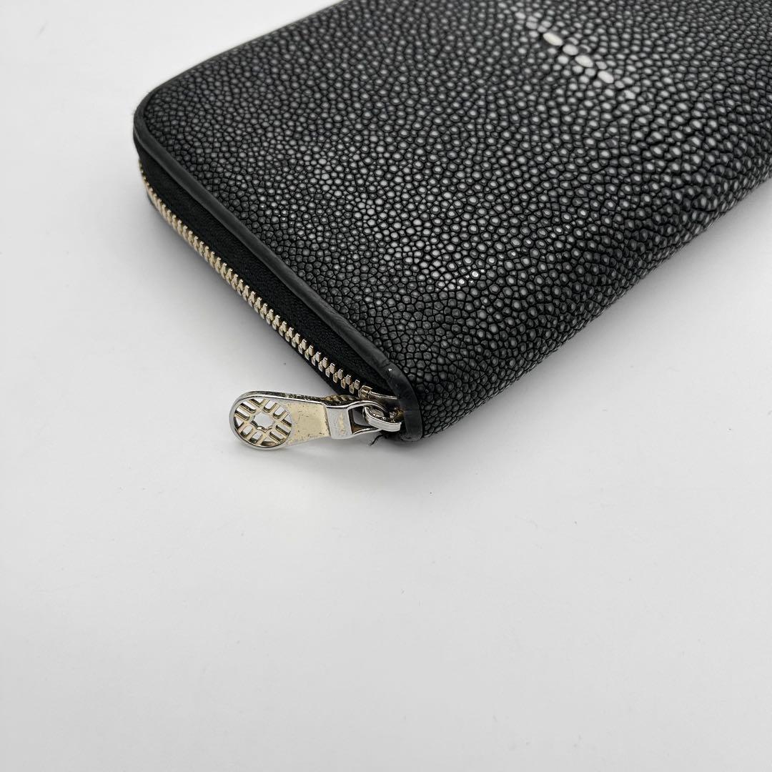 muta　長財布　スティングレイ　オーガナイザー　ラウンドファスナー　エイ革