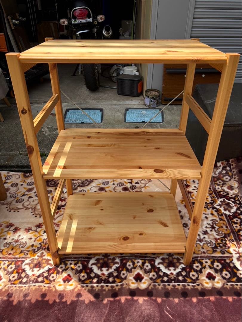 無印　ユニットシェルフ　パイン材