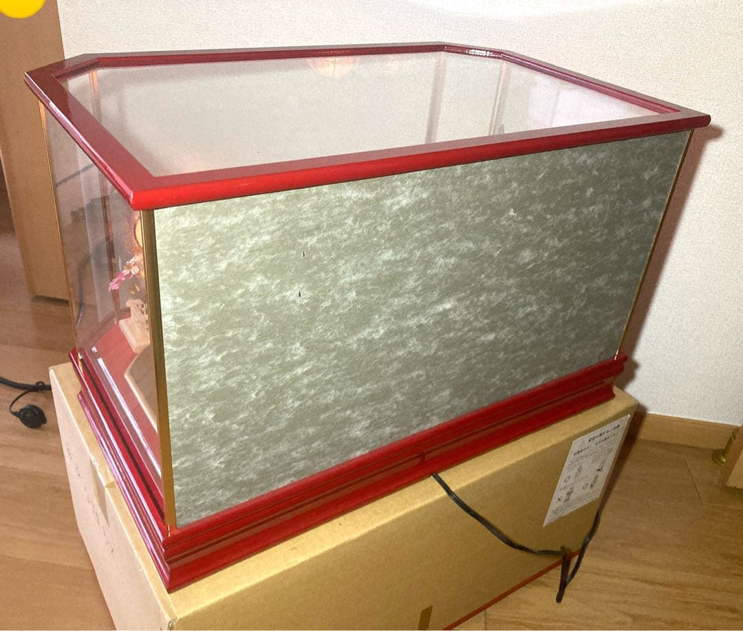 雛人形　ひな人形　親王ケース飾り　ガラスケース入り　ひな祭り