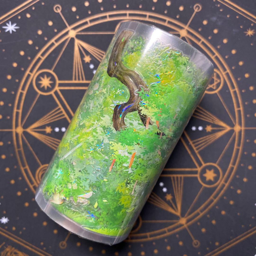 【9374】海外5m巻　貝殻光カッティングマスキングテープ　木　自然　装飾背景系