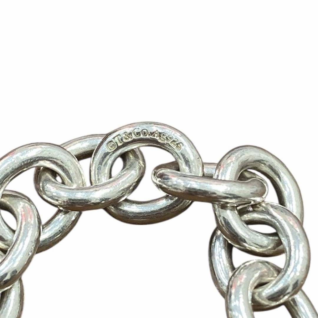 ティファニー SV925 ラウンドリンク チェーン ブレスレット 17cm