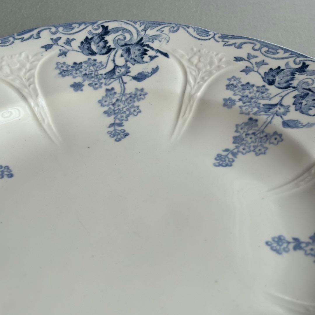 専用❣️レア フランスアンティーク longwyレリーフデザインが美しいプレート