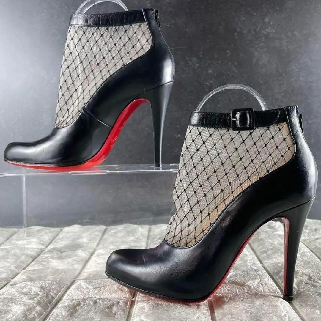 未使用級/EU37 クリスチャンルブタン パンプス RESILLISSIMA 黒