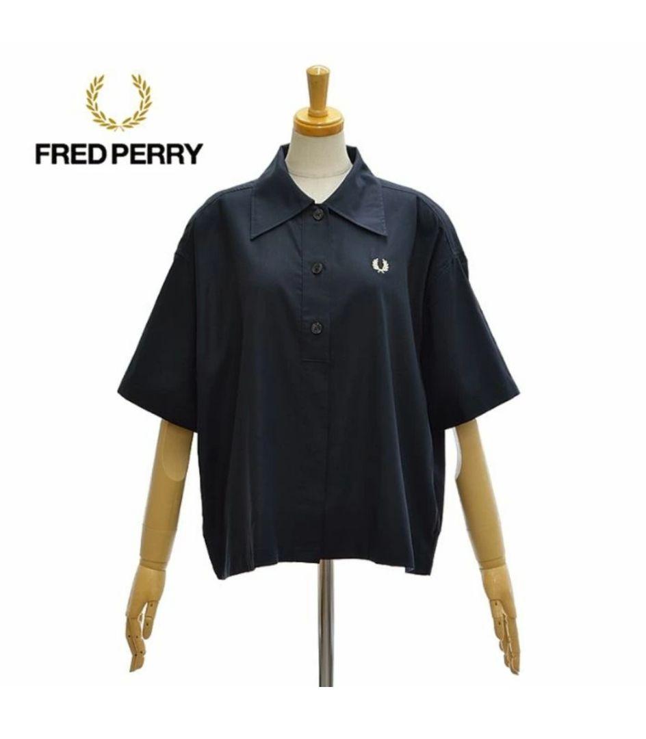 フレッドペリーFRED PERRY／プラケットディテールシャツ