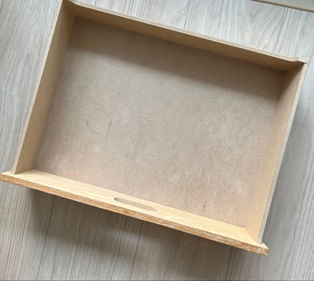 無印良品スタッキングチェスト２セット+キャスター台(DIY)