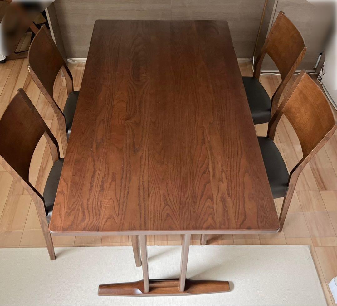 【直接引取】筑波産商　yume2 ダイニングテーブルセット