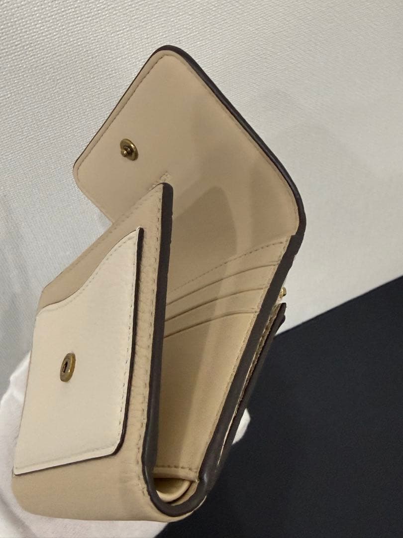 【新品未使用品】COACH 三つ折り財布 ソフトピンク