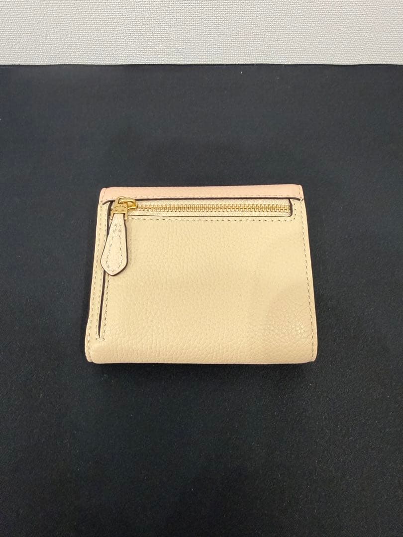 【新品未使用品】COACH 三つ折り財布 ソフトピンク