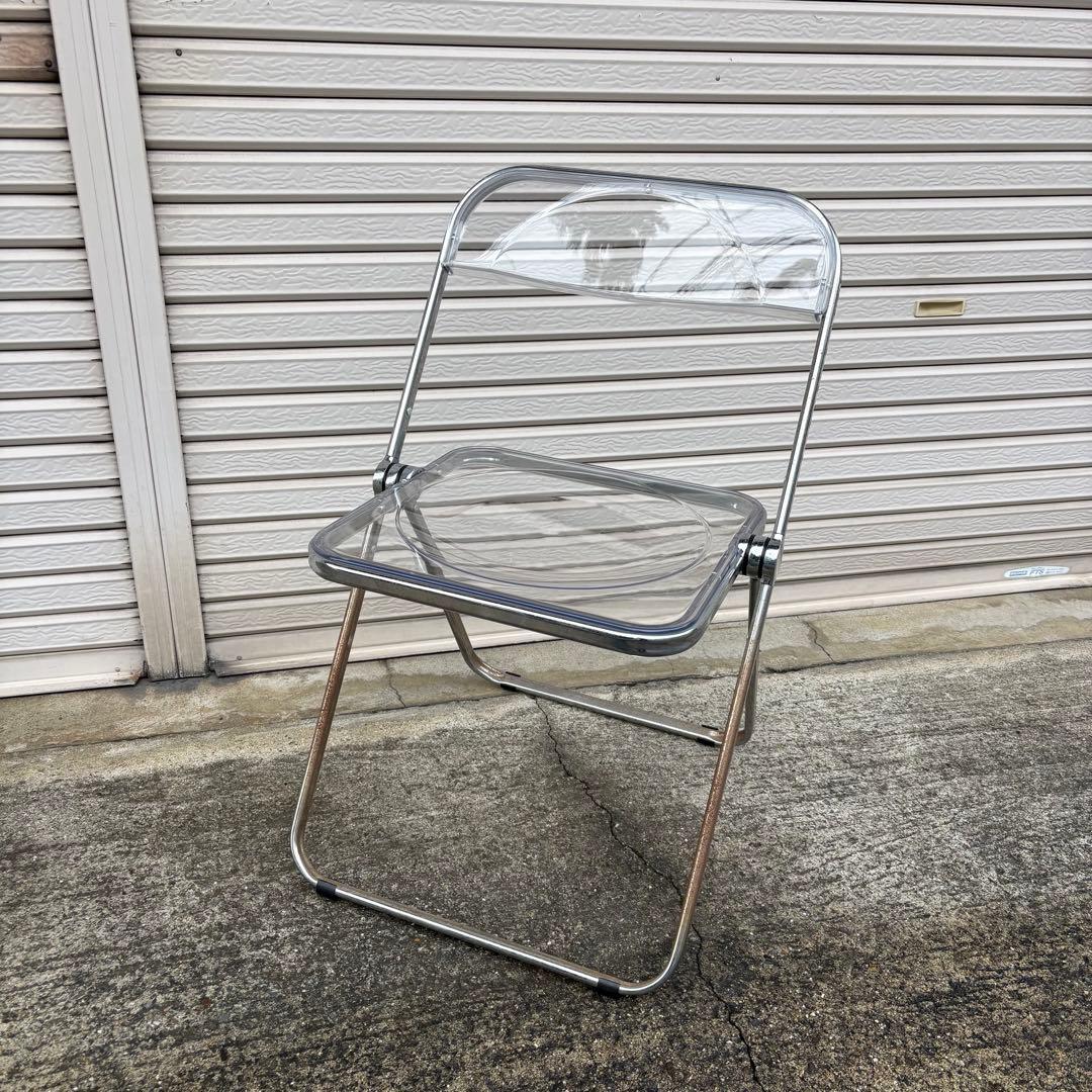 リプロダクト Plia chiar プリアチェア クリア折りたたみ 椅子