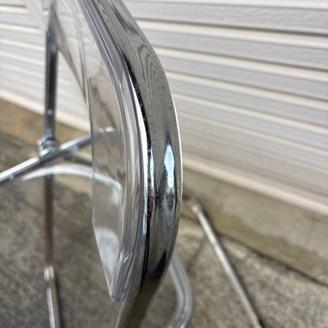 リプロダクト Plia chiar プリアチェア クリア折りたたみ 椅子