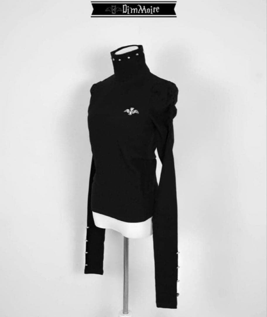 DimMoire ディムモアール くしゅくしゅ ニットトップス REFLEM 黒