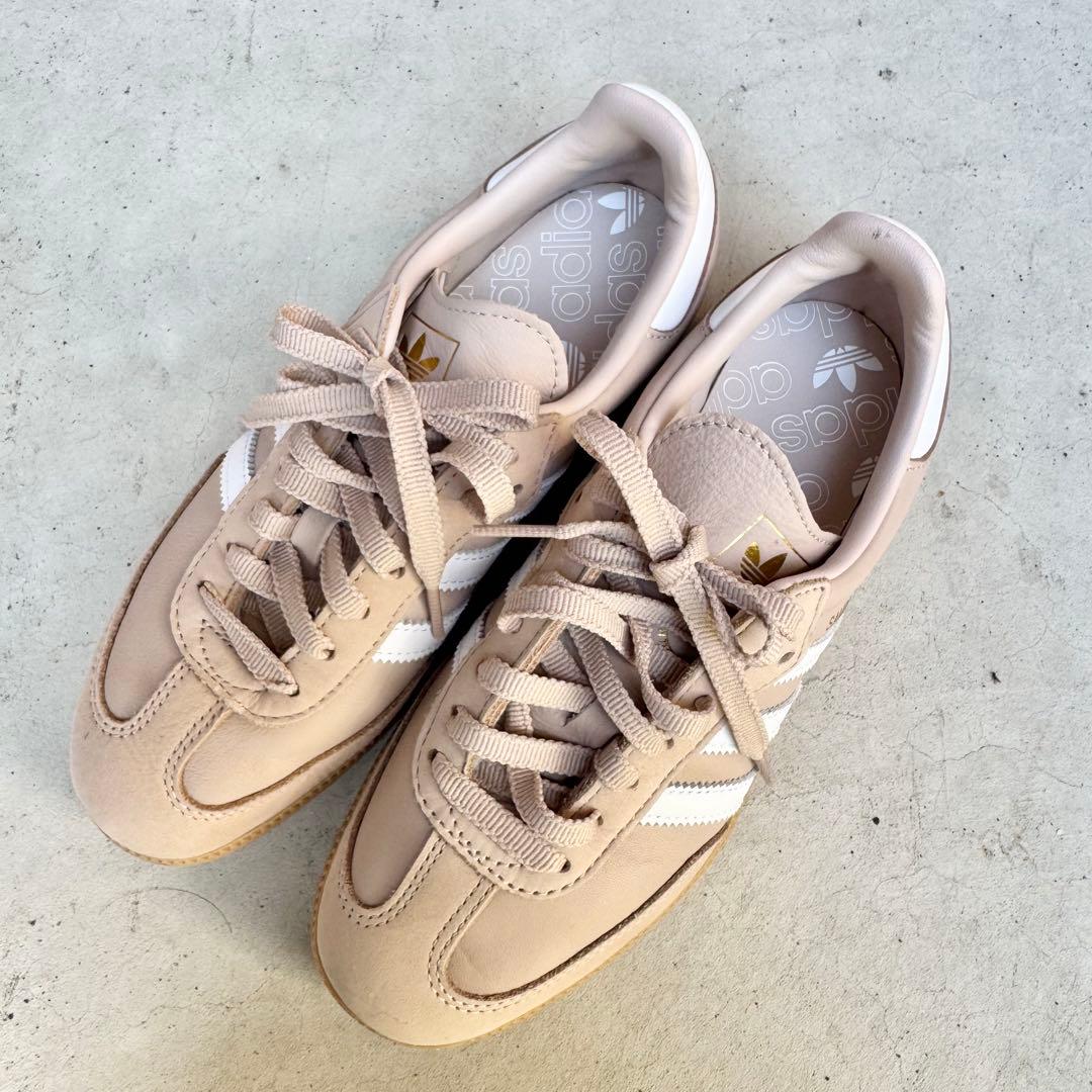 【極美品】adidas サンバ OG ベージュ 23.5cm 試し履きのみ