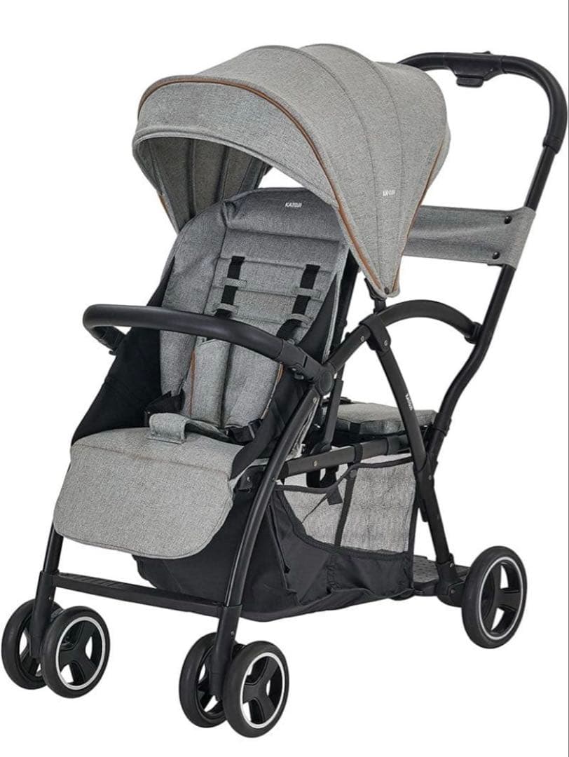 ２人用　ベビーカー　カトージ　中古　二人乗り