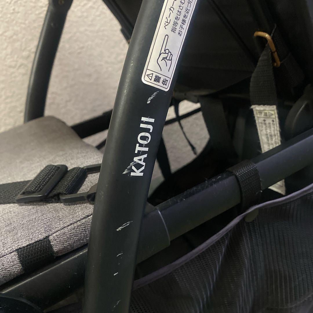 ２人用　ベビーカー　カトージ　中古　二人乗り