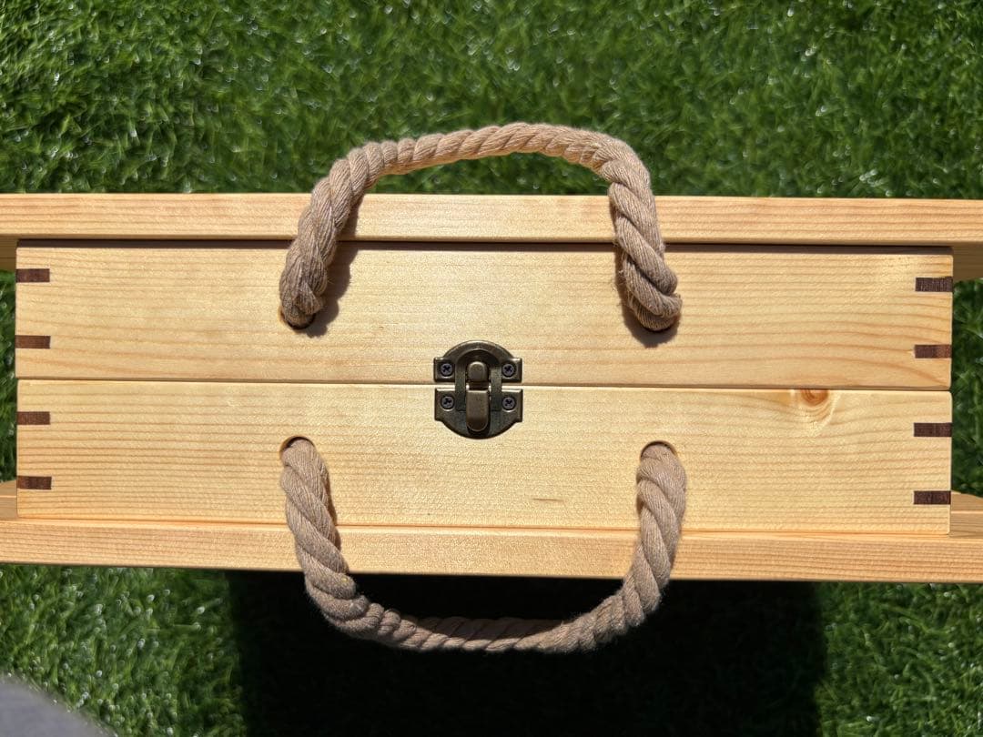 折りたたみ式アウトドアサイドテーブル【カラー:ナチュラル】