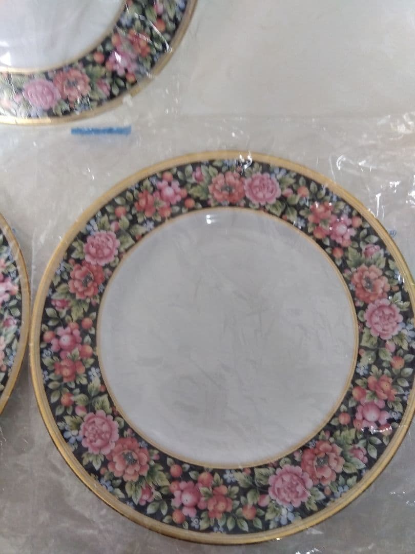 [新品]ウェッジウッド　　　　　 クリオ　フルリムボーダー　皿