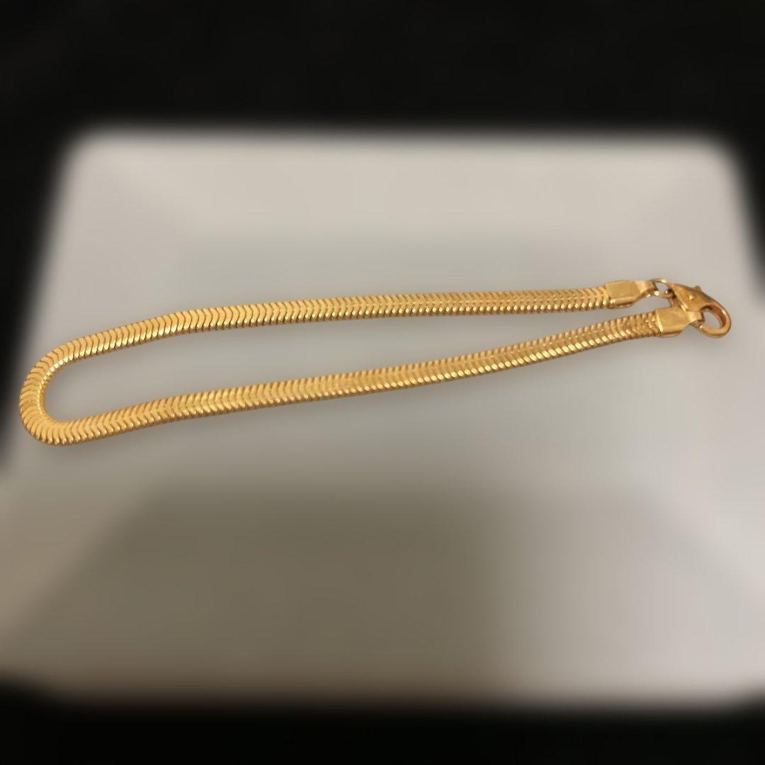 ヘビーデザイン ブレスレット　K18