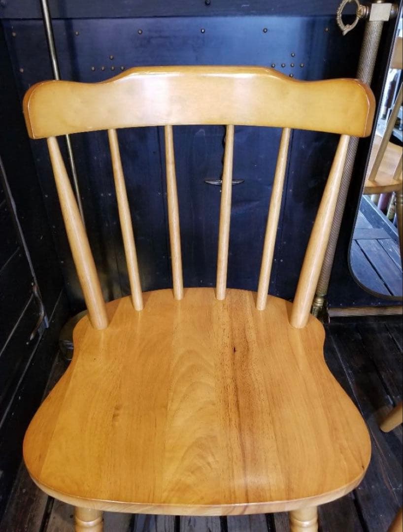 リムーバル　コンパクト　シンプルモダン　ウィンザーチェア　ナチュラルカラー　座卓