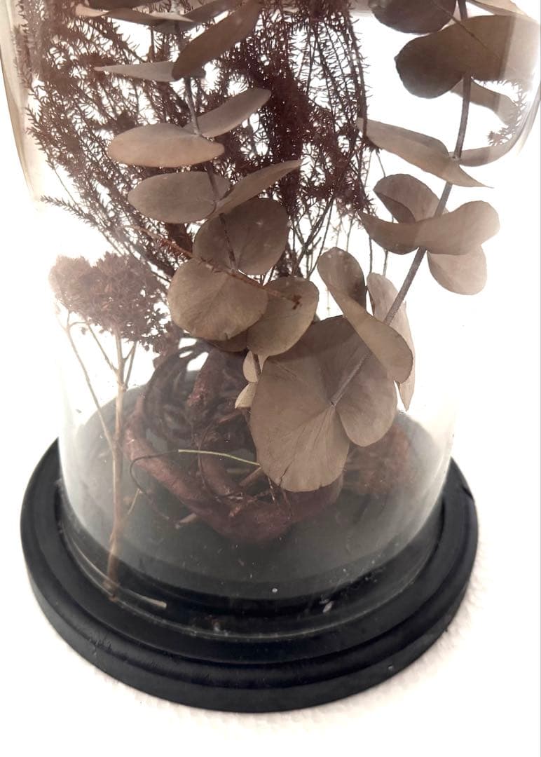 アンティーク ドライフラワー グラスドーム undercover