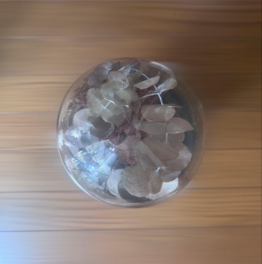 アンティーク ドライフラワー グラスドーム undercover