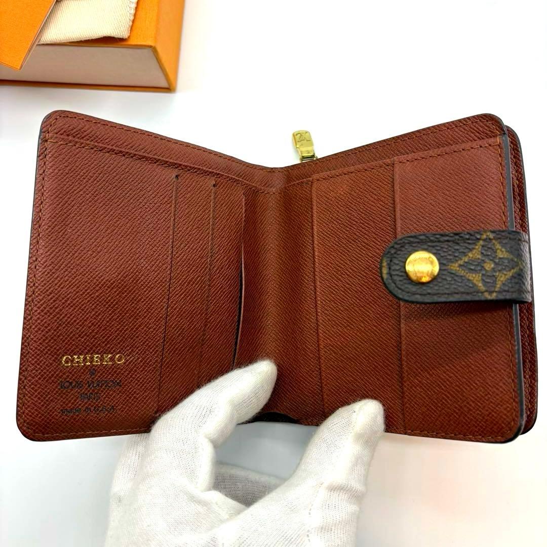 yuki モノグラム コンパクトジップ二つ折り財布 財布 ルイヴィトン