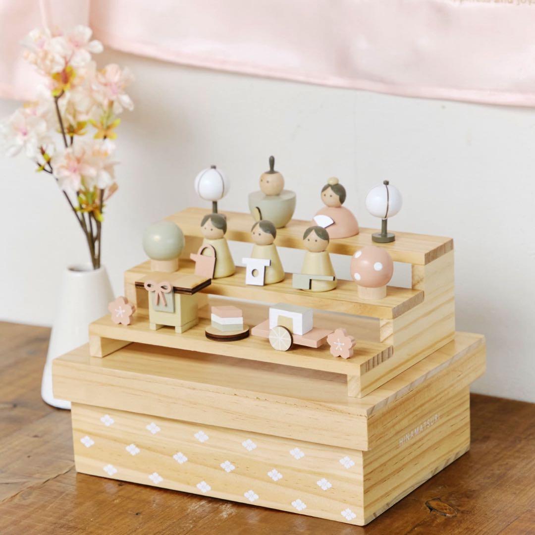 サリュ ＊ ひなまつり 完売品【収納できる雛人形セット