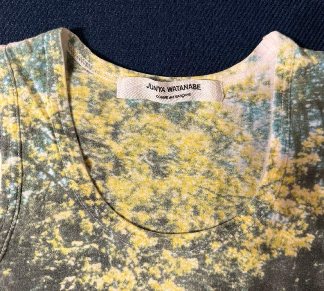 コムデギャルソン 転写デザインタンクトップ　ジュンヤワタナベ