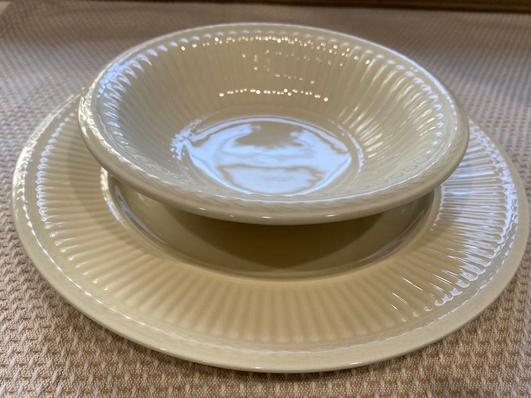 【廃盤レア/新品】ウェッジウッド Edme プレート23cm, ボウル16cm