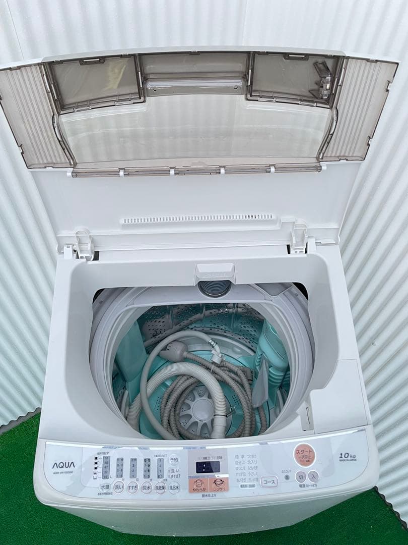 827 アクア ツインウォッシュ10kg洗濯機 インバーター搭載 シンクロ洗浄