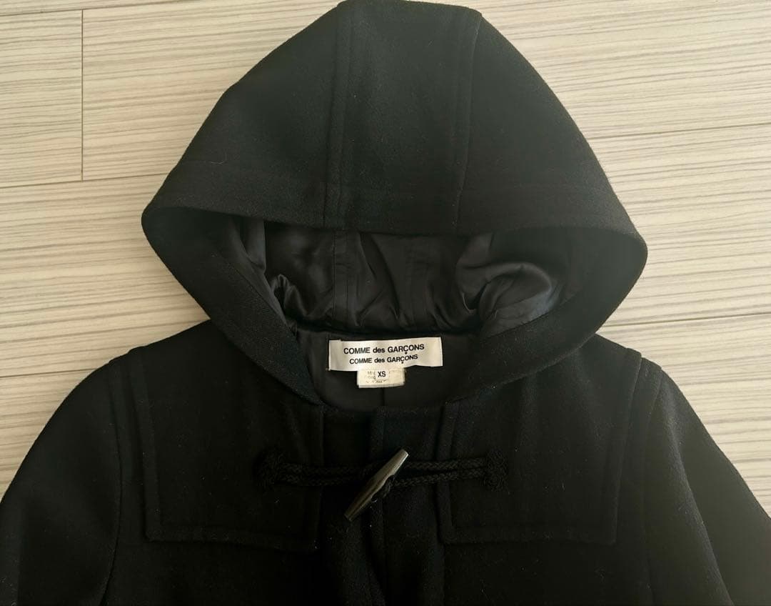 COMME des GARÇONS ブラック ダッフルコート