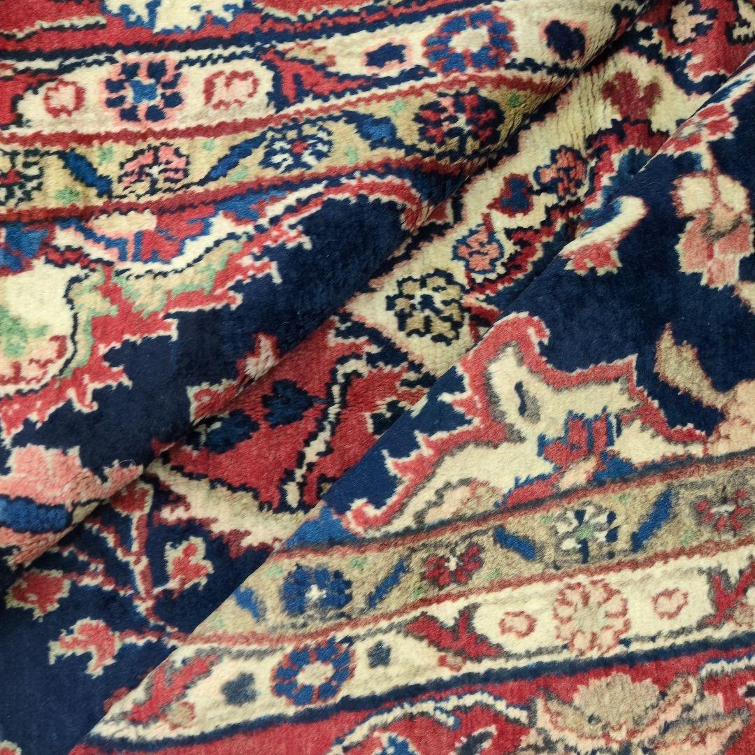 ペルシャ絨毯 330x200 手織り 美術品 草木染 ハマダン産クリーニング済み