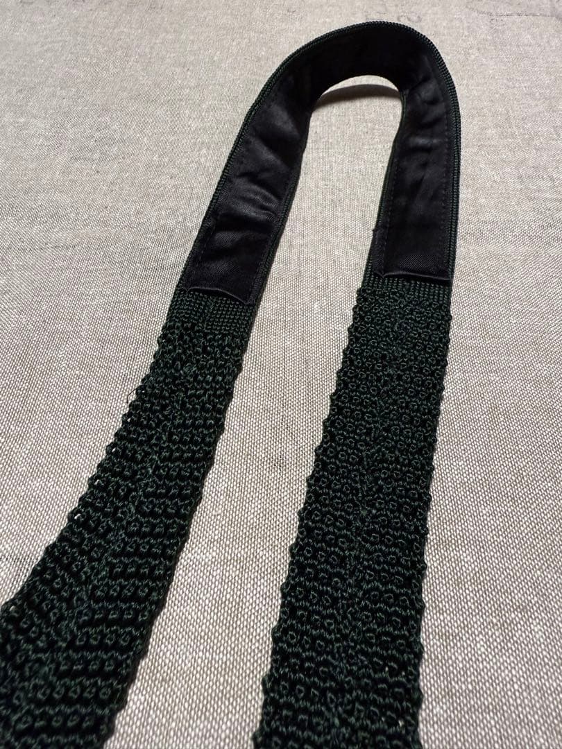 Ralph Lauren／ソリッドニットタイ／エンブレム／王冠／Italy製