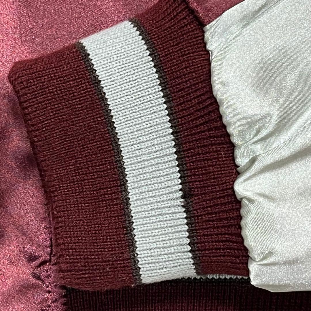 星姫 Hoshihime スカジャン F ホシヒメ 竜刺繍 富士山 ワイン