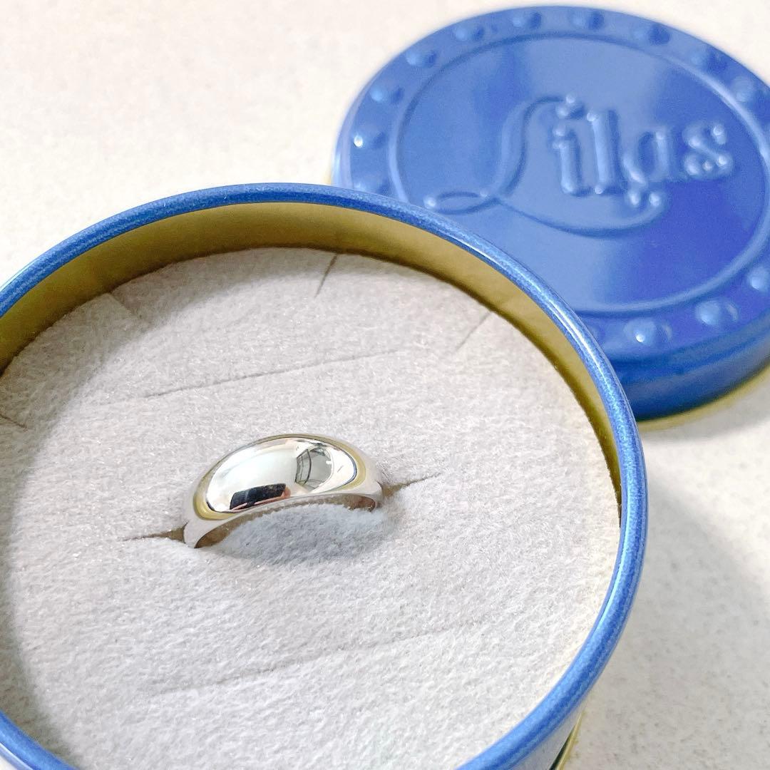 こ*け様 美品 Lilas リラ K10 三日月リング 13号