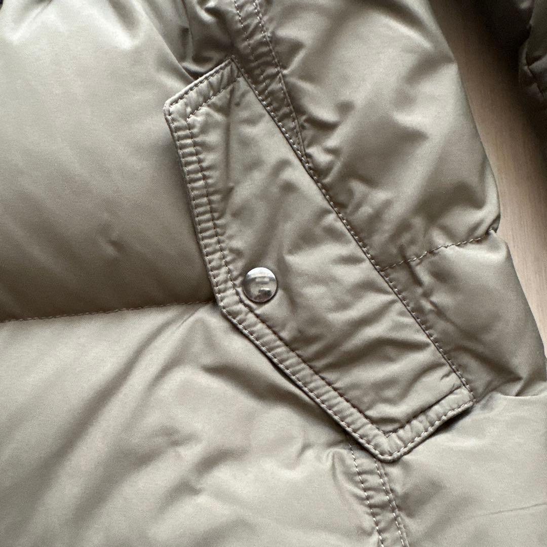 DES PRESダウンコートオリーブグリーン ファー付き　モッズコート