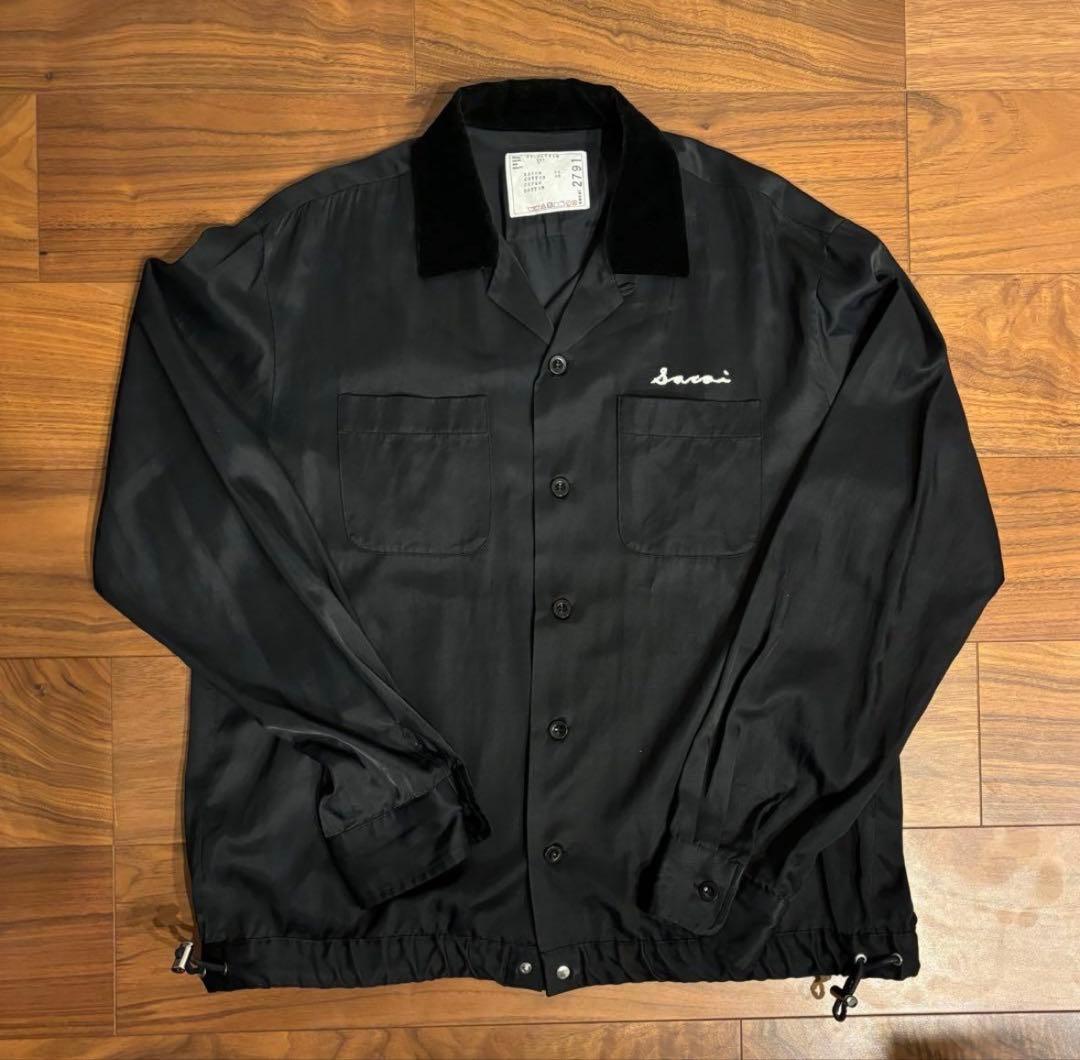 【超美品】Sacai ボーリングシャツ L